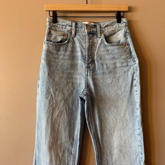 Women's 24 Aritzia Denim Forum The Joni High Rise Loose 29L Button Fly - Picture 4 of 9